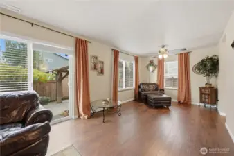 Looking at the Formal Dining Room from the Living Room