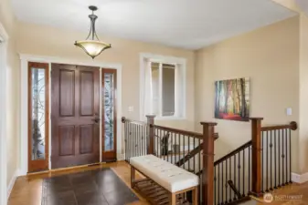 stairs to the daylight basment