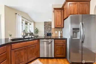 Newer stainless steel appliances