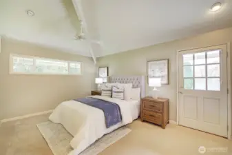 Large Primary with access to deck