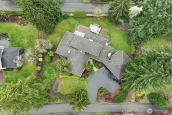 Aerial View facing south