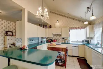 Big kitchen with lots of potential