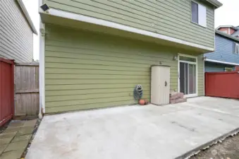 A perfect space for entertaining and grilling on the patio.