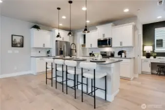 Photos of Model Home of Plan 2473 Elevation B at another community.  Details and colors will vary from home to home. No two homes are exact. Ask Broker for color selections for the listed property
