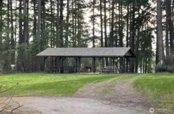 Covered picnic area