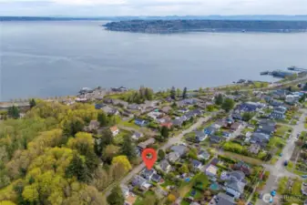 Aerial View from front porch