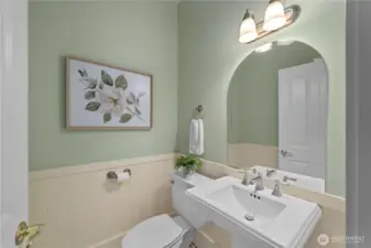 Main floor powder room