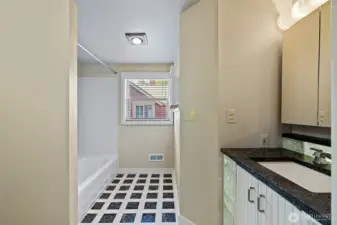 2nd floor full bath with upgrades