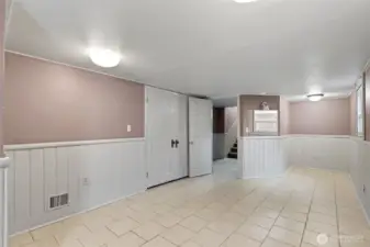 Basement room