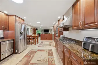 Main fl kitchen towards living room