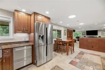 Main fl kitchen huge fridge