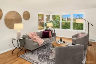 Another view of your beautiful living room.