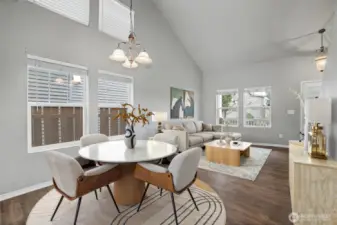 Living & Dining Room  from a different angle.