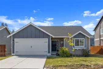 2 car garage with 3 beds/2bath inside, this rambler has a great flow and without having any steps to maneuver inside, makes it a diamond in the rough.