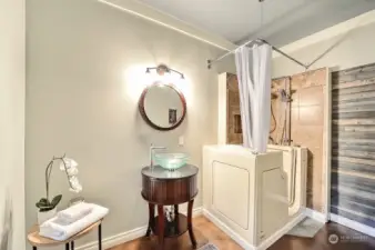 Spacious first floor bathroom