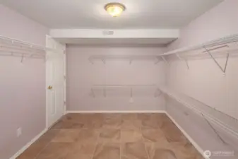 Lower Floor Walking Closet
