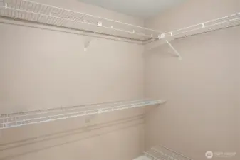 Primary walking closet