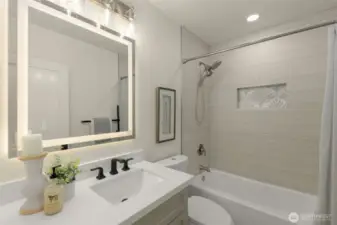 Every bathroom was designed with intention—beautiful and functional.