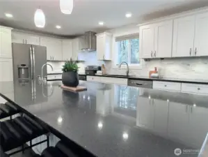 Stunning quartz countertops