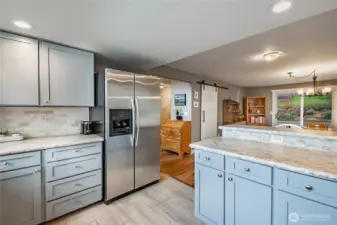 Entry to the living room beyond