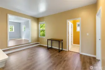 stairway landing upstairs