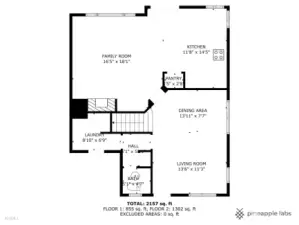 floorplan downstairs