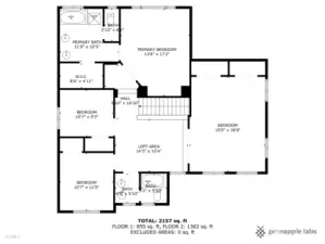 floorplan upstairs