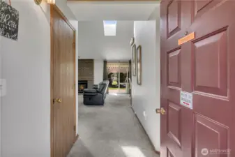 Inviting entryway with natural light and easy flow into living spaces.