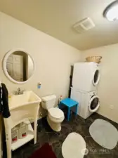 Utility and 1/2 bath