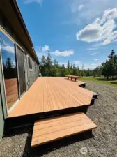 Large back deck