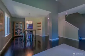 Dining Room with Hardwood flooring