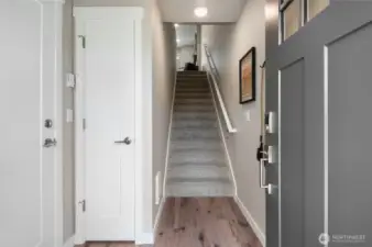 Photos are of community model home in a similar plan.