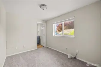 Bedroom with its own Full Bathroom.