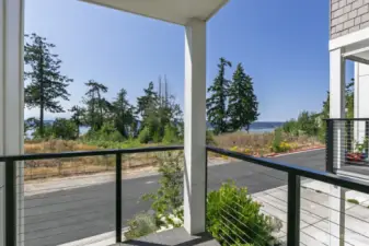 The outlook from the main level deck.