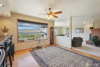 dining area- look at those views!
