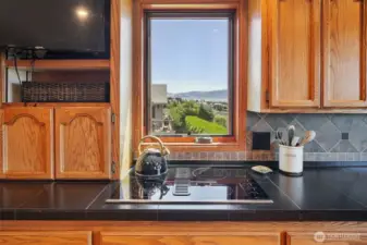 food prep with a view!