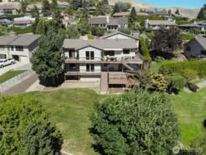 RV parking on side of home in rear yard- and room for a pool!