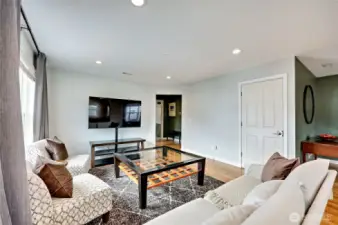 Spacious living area.