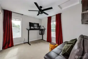 Bedroom #1 of 2. Ceiling fan