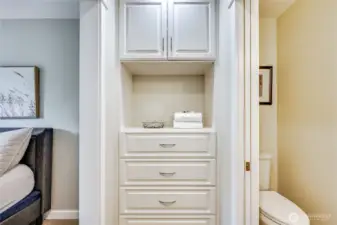 Primary closet.