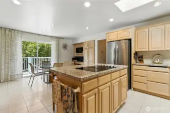 Kitchen with eating space