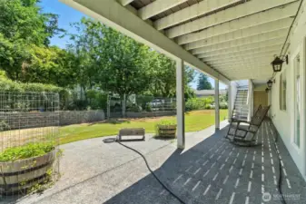 Covered patio