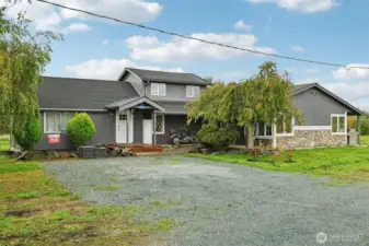 Front of house and property