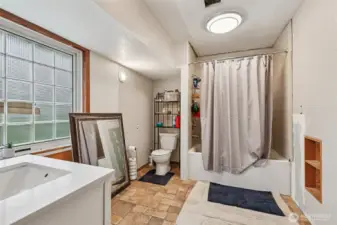 Master bathroom.