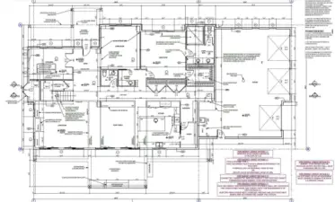 Main Floor floorplan for proposed home.