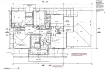Upper Floor floorplan for proposed home.
