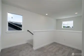 Upstairs Hallway and Landing - Features and colors may differ.