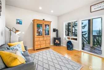 Functional layout in the living area