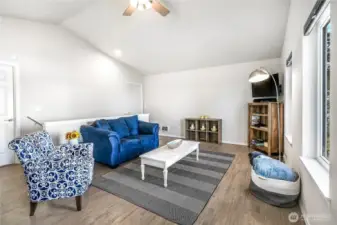 Ample living space on top floor too!