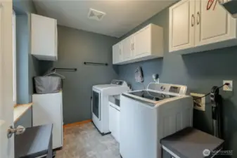 Utility Room w/Newly Added Utility Sink